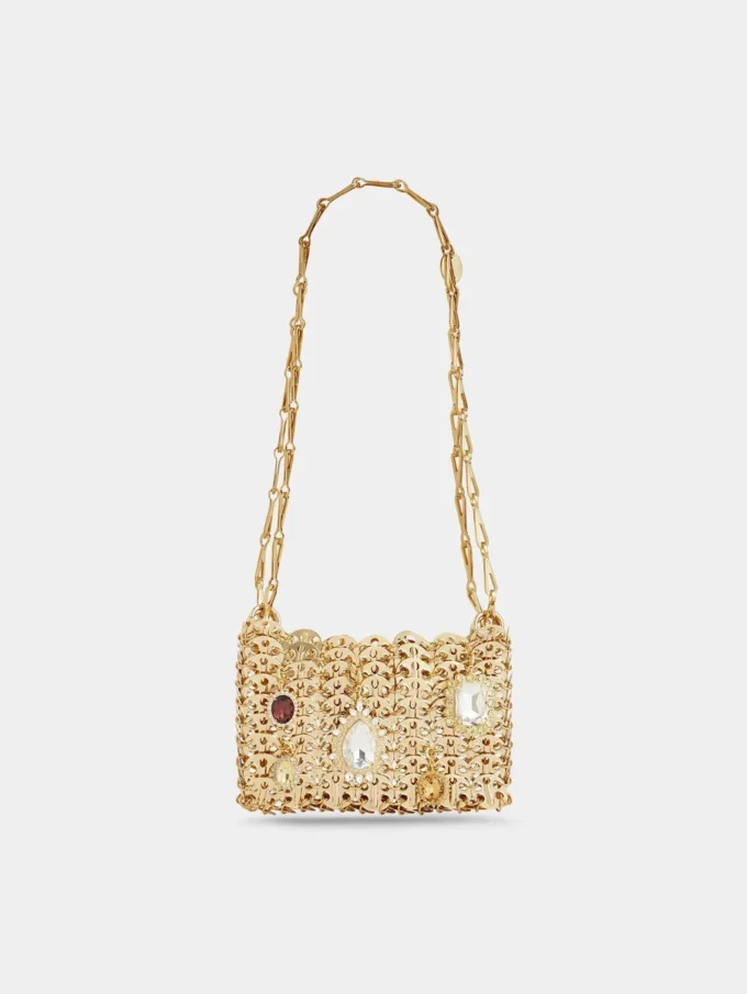 1969 guld nano taske med charms