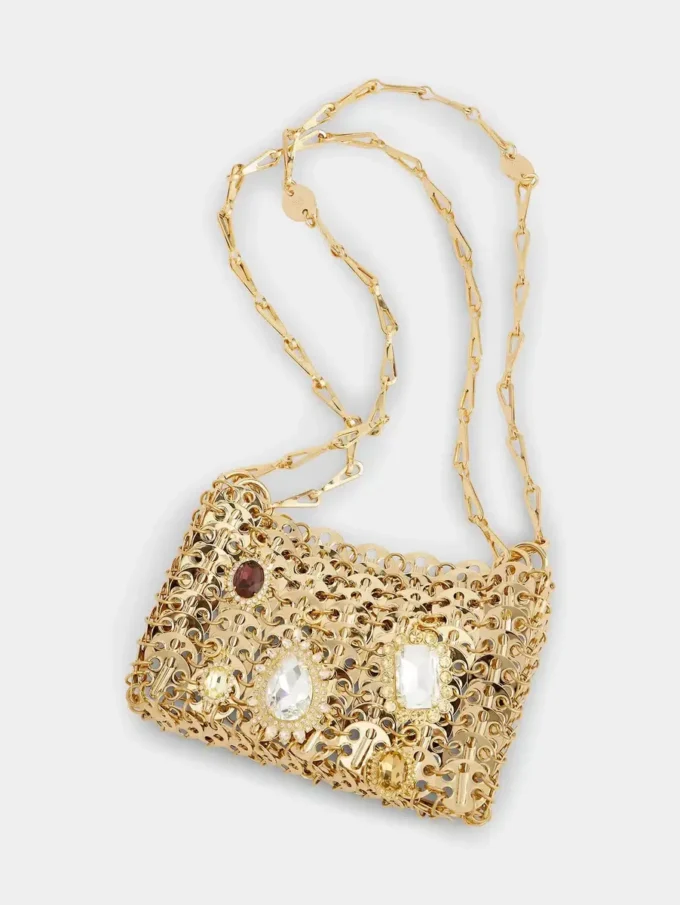 1969 guld nano taske med charms