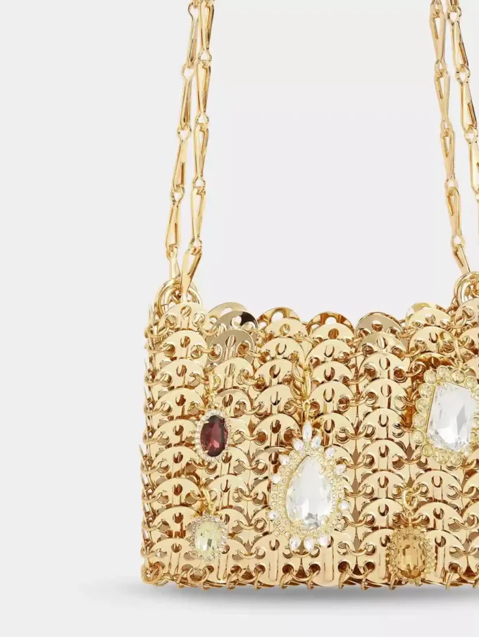 1969 guld nano taske med charms