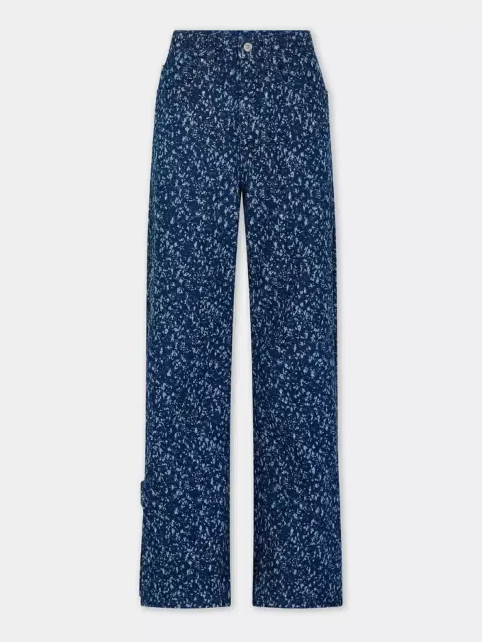 Baggy jeans med lige ben