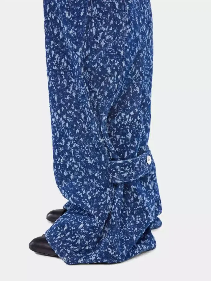 Baggy jeans med lige ben