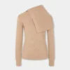 Beige sweater i uld