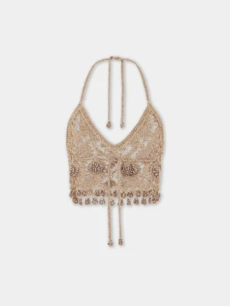 Bralette i hæklet stof