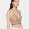 Bralette i hæklet stof