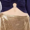 Crop top med piercingdetaljer