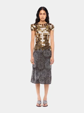 Den guldfarvede Sparkle disc-top