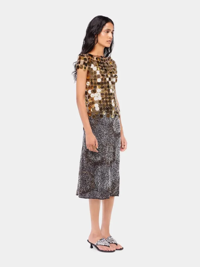 Den guldfarvede Sparkle disc-top