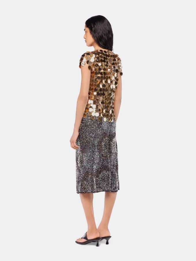 Den guldfarvede Sparkle disc-top