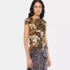 Den guldfarvede Sparkle disc-top