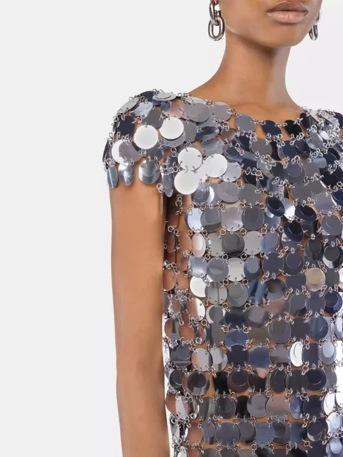 Den ikoniske sølvfarvede Sparkle-top