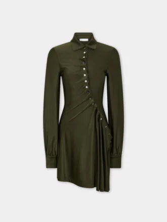 Drapé mini-kjole i jersey