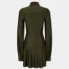 Drapé mini-kjole i jersey