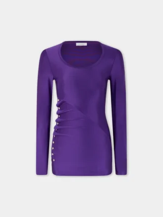 Drapede jerseybluse