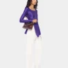 Drapede jerseybluse