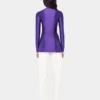 Drapede jerseybluse