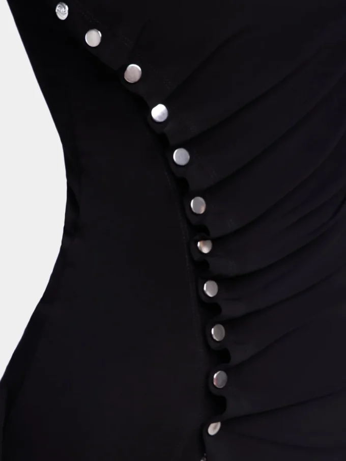 Drapede top i jersey