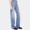Flared jeans pyntet med 1969-skiver