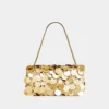 Glitrende baguette-taske