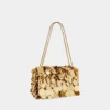 Glitrende baguette-taske