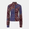 Jersey-skjorte med print