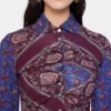 Jersey-skjorte med print