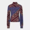 Jersey-skjorte med print