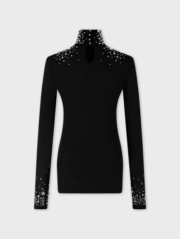 Jerseybluse, der sidder som et ekstra lag hud