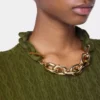 Khakifarvet sweater i uld