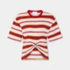 Kort T-shirt i bomuld