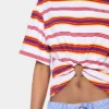 Kort T-shirt i bomuld
