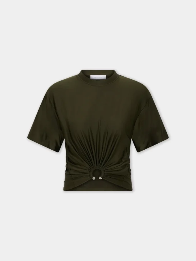 Kort T-shirt i jersey