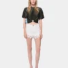 Kort T-shirt i jersey