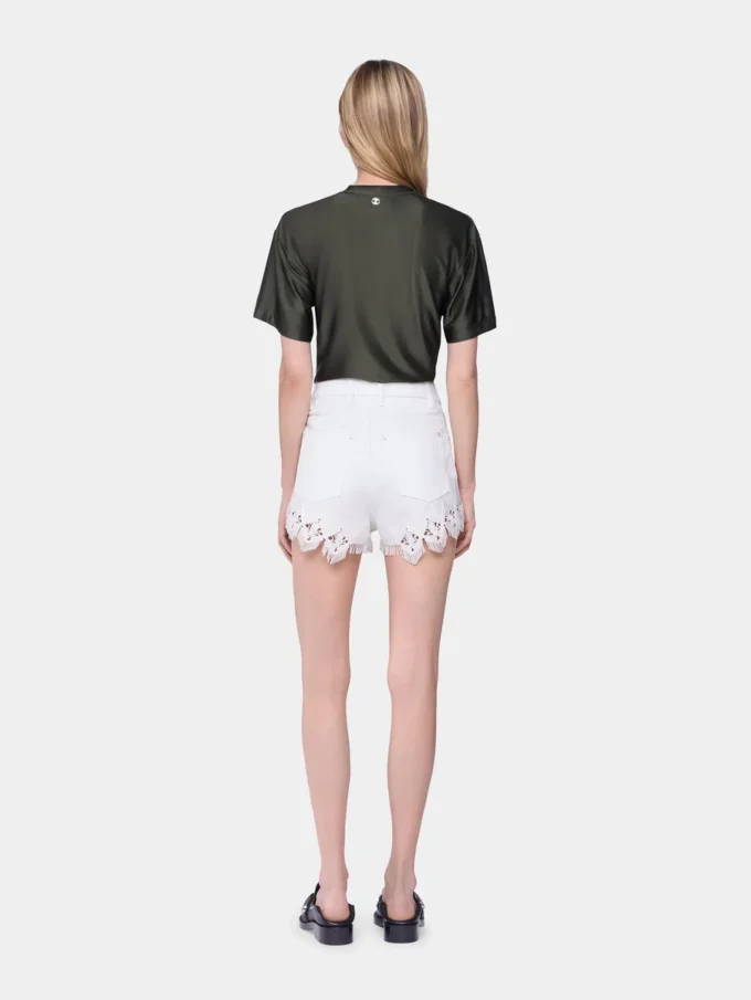 Kort T-shirt i jersey
