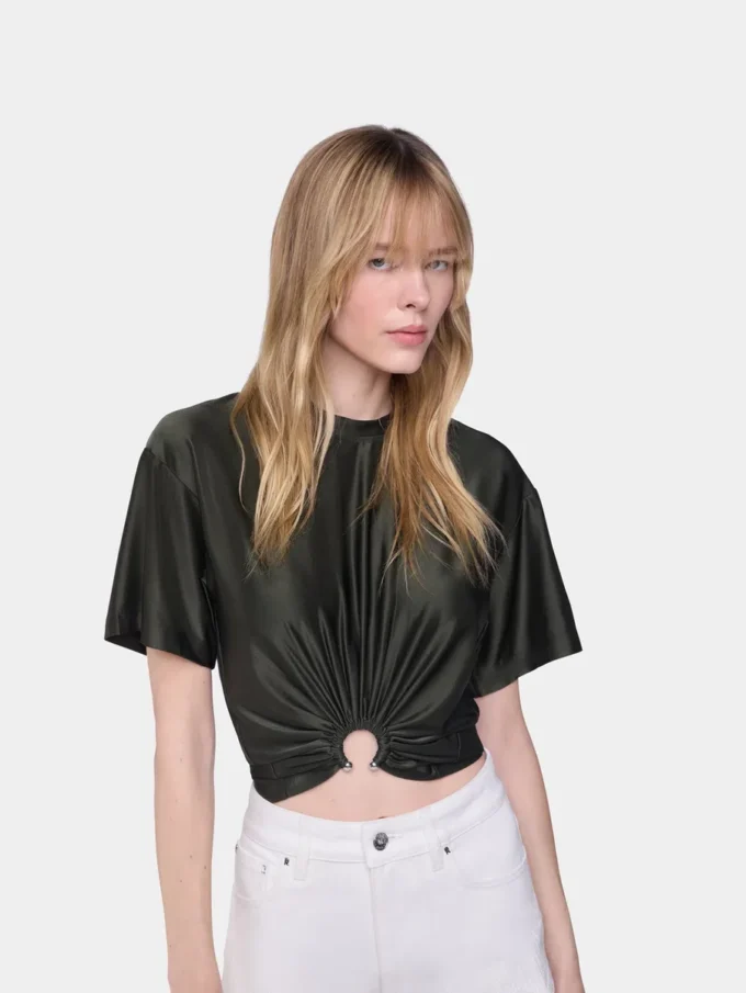 Kort T-shirt i jersey