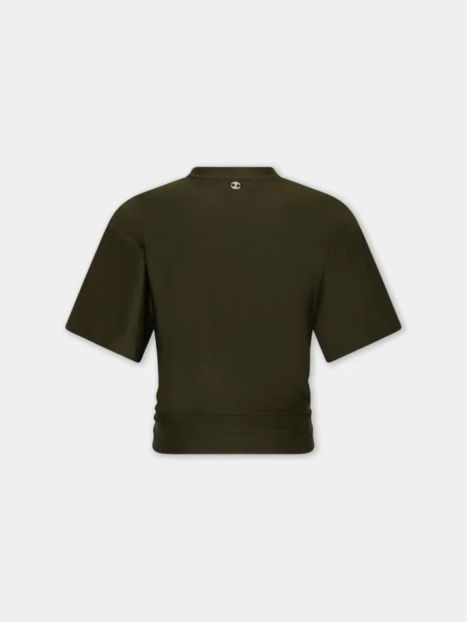 Kort T-shirt i jersey