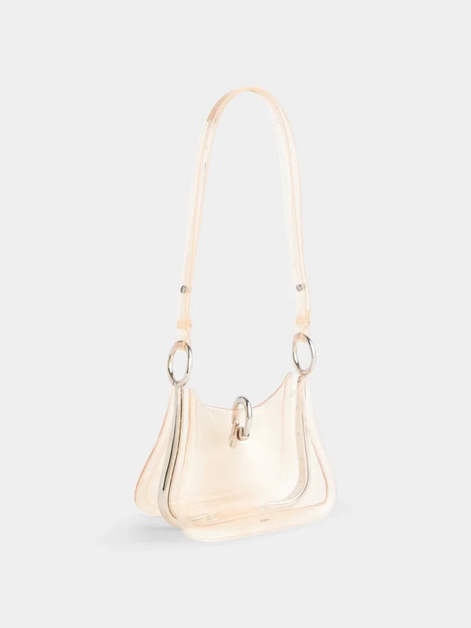 Lille gennemsigtig ringtaske