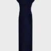 Midi-kjole i piercing-jersey