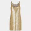 Mini tank top kjole i mesh