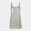 Mini tank top kjole i mesh