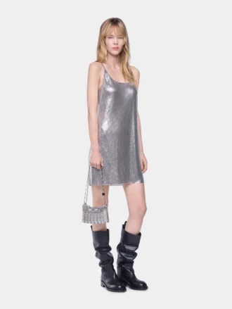Mini tank top kjole i mesh
