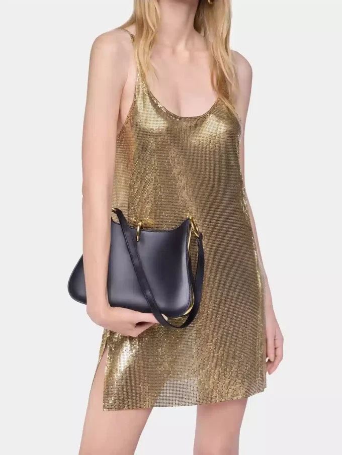 Mini tank top kjole i mesh