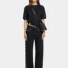Oversize piercing-T-shirt