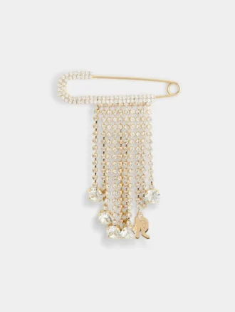 Pin-vedhæng med strass