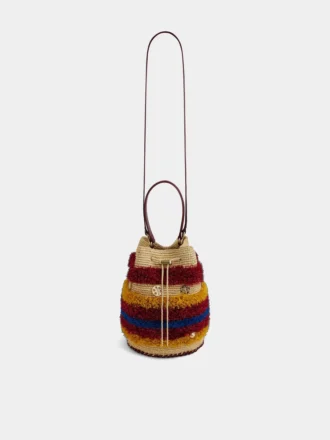 Raffia-bucketbag