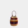 Raffia-bucketbag