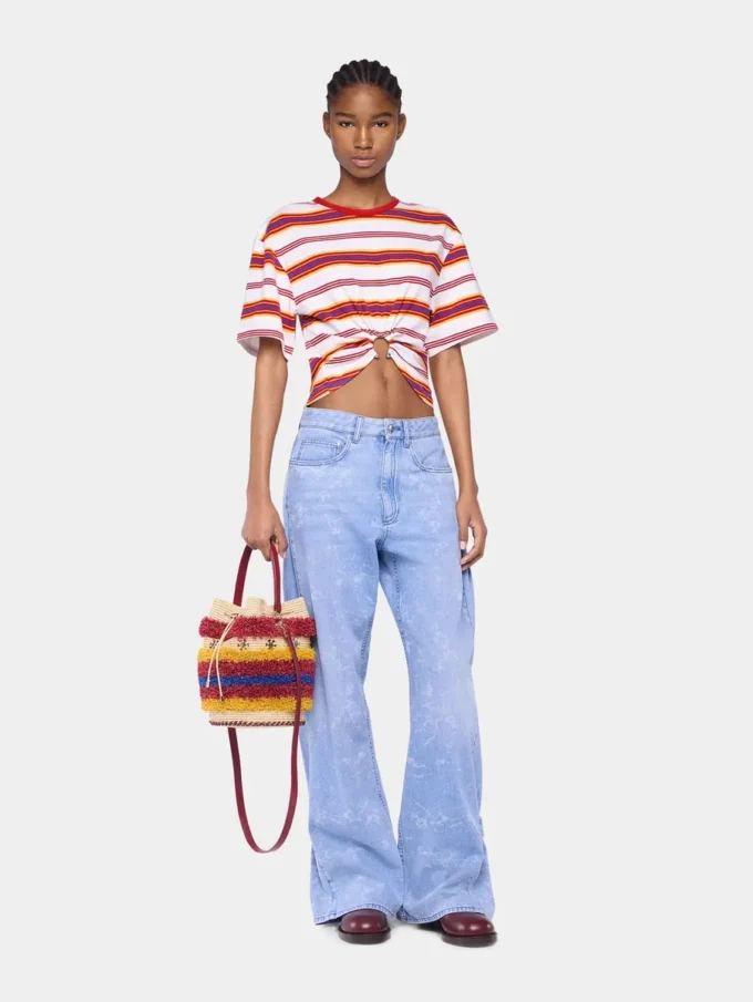 Raffia-bucketbag