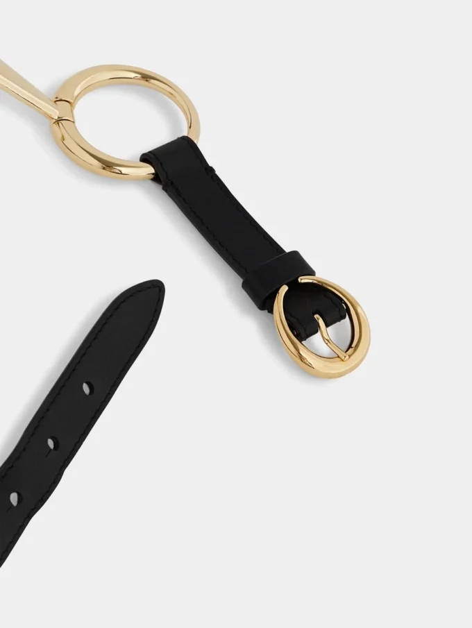 Ring læderbælte