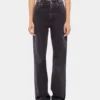 Signatur-jeans i sort med 1969-skiver