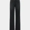 Signatur-jeans i sort med 1969-skiver