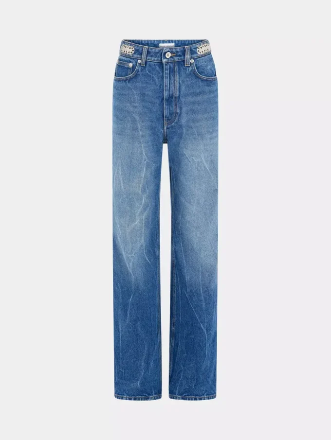 Signaturjeans med 1969 metalskiver